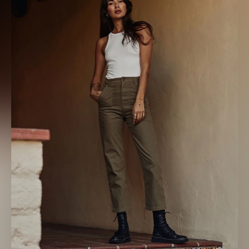 P&Co 304 Service Fatigue Pants Olive